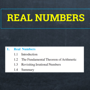 Class 10 Mathematics Live Notes – Chapter 1