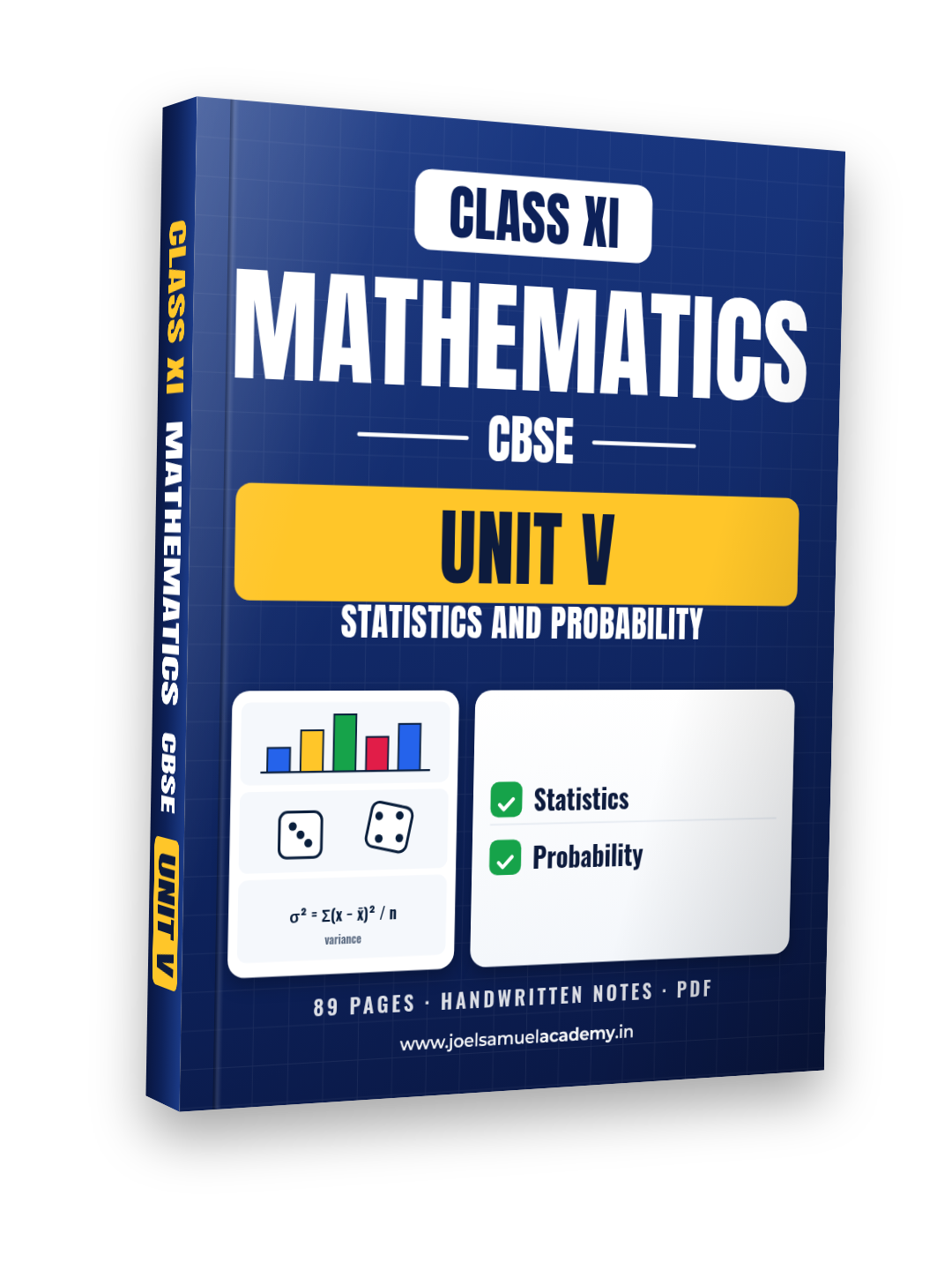 CBSE Class 11 Mathematics — Unit V: Statistics and Probability
