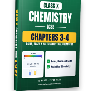 ICSE Class 10 Chemistry — Ch 3–4: Acids, Bases & Salts; Analytical Chemistry
