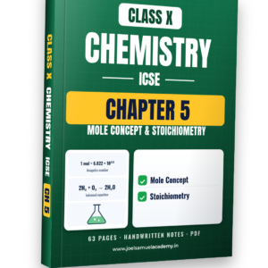 ICSE Class 10 Chemistry — Ch 5: Mole Concept & Stoichiometry