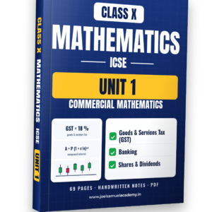 ICSE Class 10 Mathematics — Unit 1: Commercial Mathematics