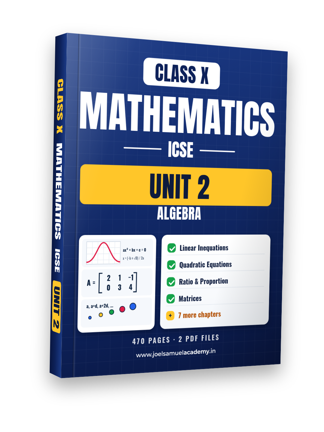 ICSE Class 10 Mathematics — Unit 2: Algebra