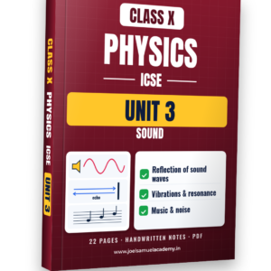 ICSE Class 10 Physics — Unit 3: Sound