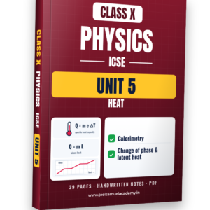 ICSE Class 10 Physics — Unit 5: Heat