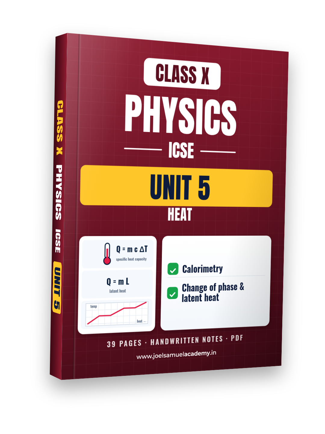 ICSE Class 10 Physics — Unit 5: Heat